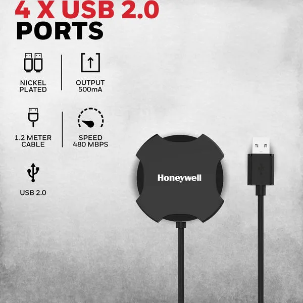 Honeywell USB HUB 4 PORT 2.0 (Open Box) view 4